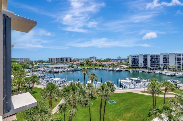 2707 N Ocean Blvd Unit D506, Boca Raton, FL 33431 - property view of water with a dock