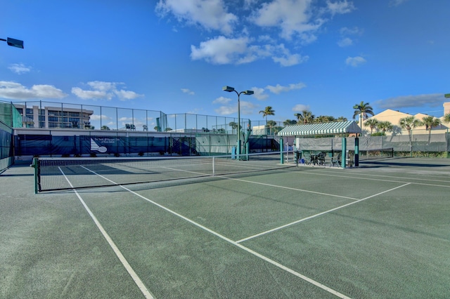 2707 N Ocean Blvd Unit D506, Boca Raton, FL 33431 - view of sport court featuring fence