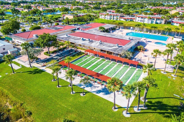 drone / aerial view