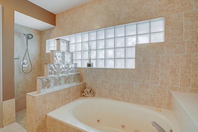 9681 Pine Trail Ct, Lake Worth, FL 33467 - full bath featuring a whirlpool tub and a walk in shower
