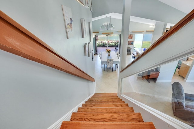 9681 Pine Trail Ct, Lake Worth, FL 33467 - stairway featuring tile patterned floors