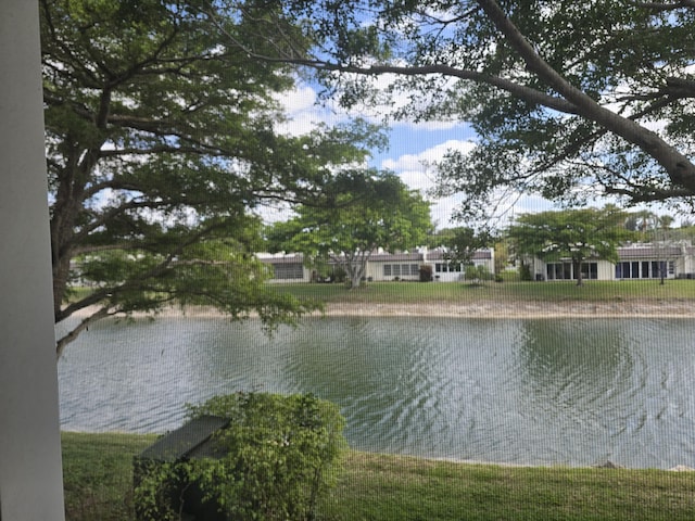 view of water feature