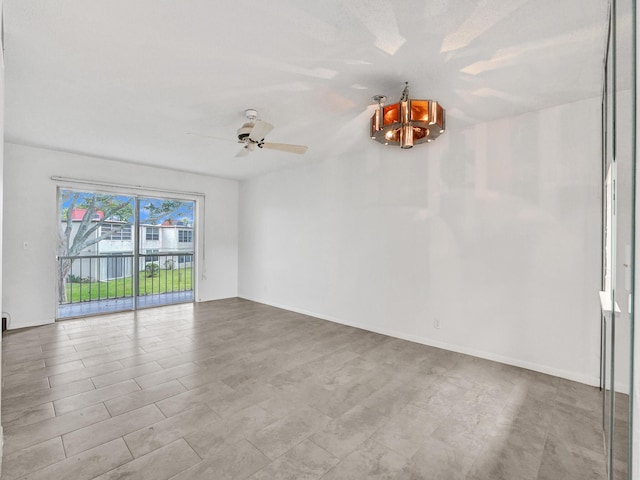 19 Abbey Ln Unit 203, Delray Beach, FL 33446 - unfurnished room with ceiling fan