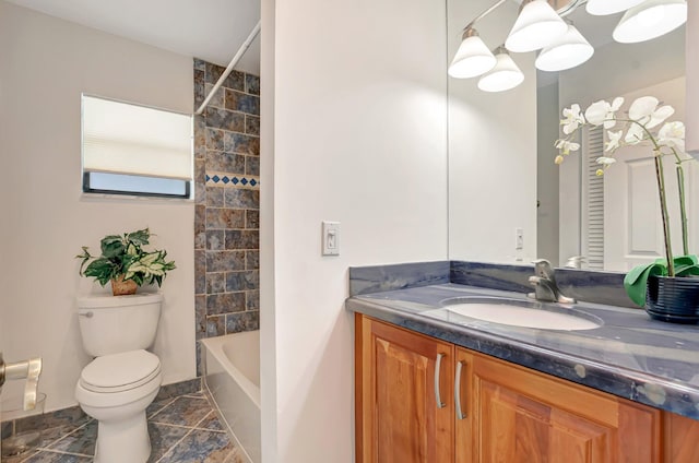 21065 Escondido Way, Boca Raton, FL 33433 - full bathroom with vanity, toilet, and bathing tub / shower combination