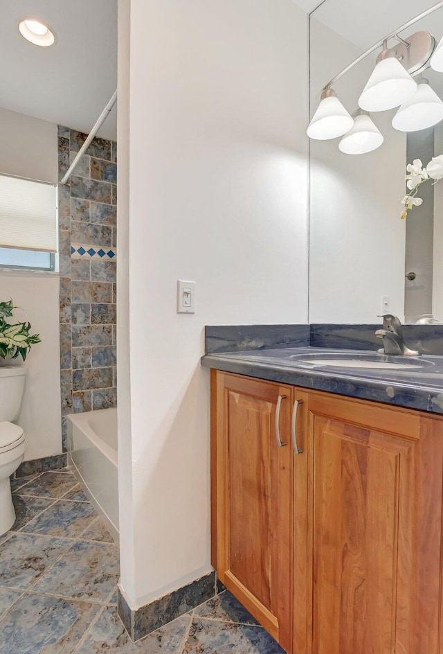 21065 Escondido Way, Boca Raton, FL 33433 - full bath featuring vanity, toilet, and shower / tub combination