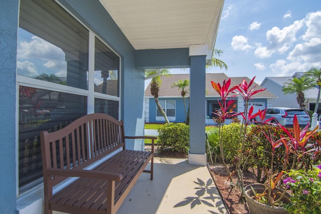 460 NW Turin Ct, Port Saint Lucie, FL 34986 - balcony featuring a porch