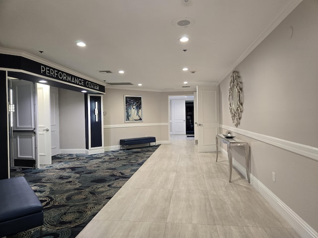 lobby with visible vents