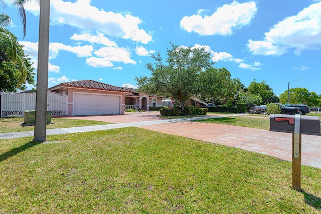 22031 SW 127th Ave, Miami, FL 33170 - view of front of property featuring concrete driveway, a garage, a tiled roof, and stucco siding