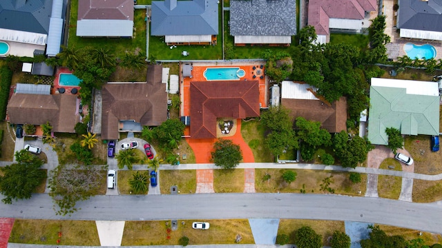 22031 SW 127th Ave, Miami, FL 33170 - aerial view of residential area featuring a pool