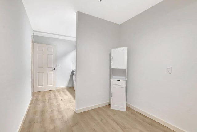 6049 Balboa Cir Unit 106, Boca Raton, FL 33433 - interior space featuring baseboards and light wood-style flooring