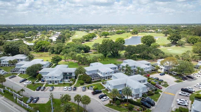 503 Vision Ct, Palm Beach Gardens, FL 33418 - drone / aerial view with a residential view, a water view, and golf course view