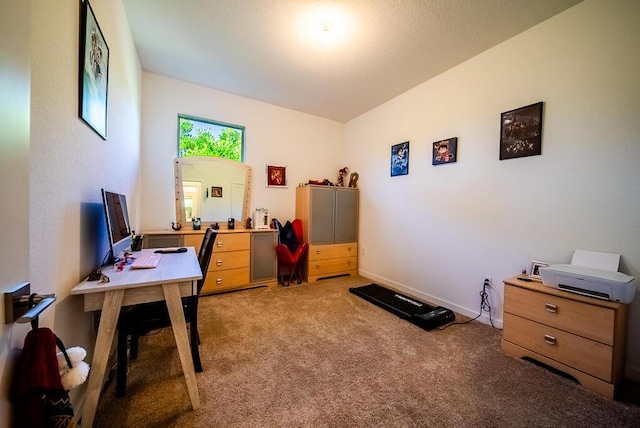 8633 Via, Mar Rosso, Lake Worth, FL 33467 - home office featuring baseboards and light colored carpet