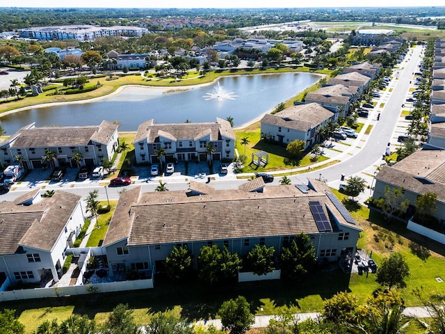 8633 Via, Mar Rosso, Lake Worth, FL 33467 - aerial view featuring a residential view and a water view