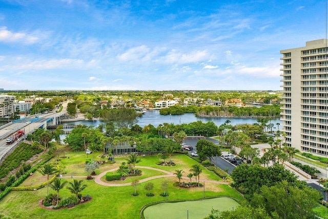4001 N Ocean Blvd Unit 1108, Boca Raton, FL 33431 - drone / aerial view of a nearby body of water and a notable bridge