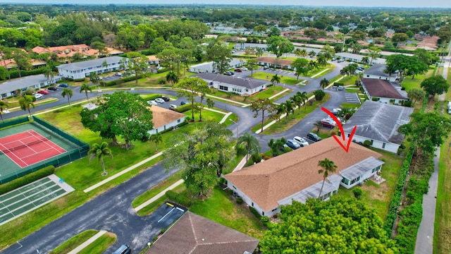 5154 Privet Pl Unit A, Delray Beach, FL 33484 - aerial overview of property's location featuring nearby suburban area