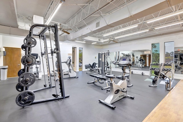 3301 NW 47th Ter Unit 410, Lauderdale Lakes, FL 33319 - workout area with visible vents
