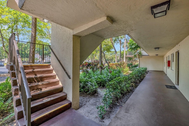 3301 NW 47th Ter Unit 410, Lauderdale Lakes, FL 33319 - view of patio with stairway