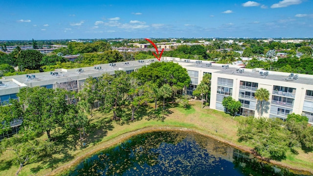 3301 NW 47th Ter Unit 410, Lauderdale Lakes, FL 33319 - aerial view with a water view