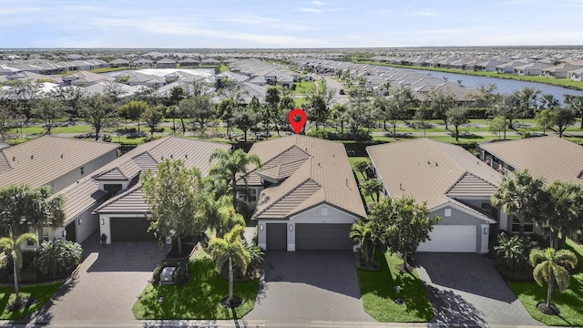 birds eye view of property featuring a residential view