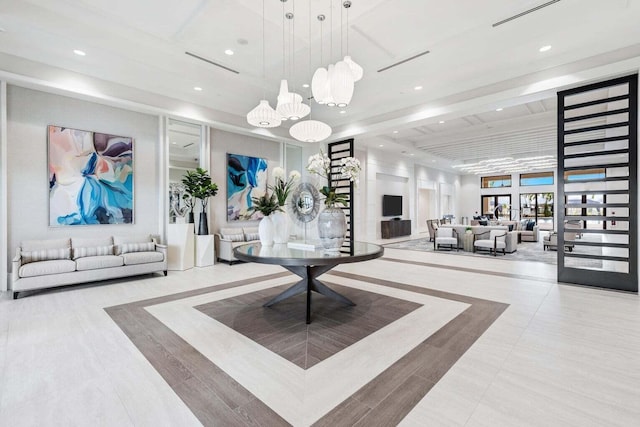 common area featuring visible vents