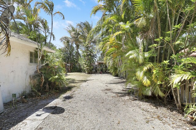 view of street with driveway
