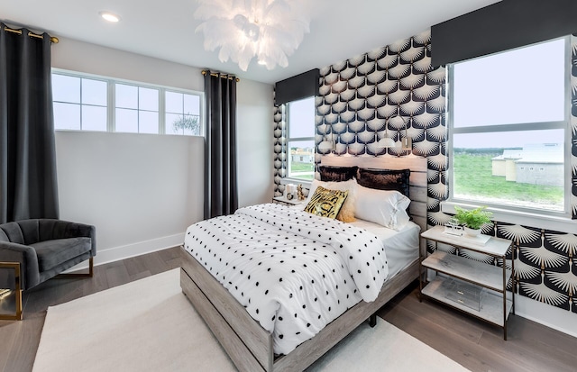 20136 Se Bridgewater Drive Livingston Model, Jupiter, FL 33458 - bedroom featuring baseboards, recessed lighting, and wood finished floors
