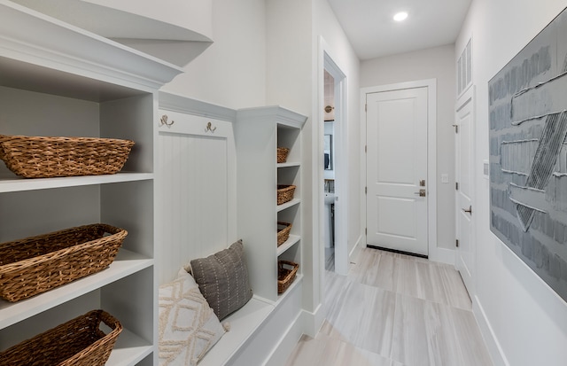 20136 Se Bridgewater Drive Livingston Model, Jupiter, FL 33458 - mudroom featuring recessed lighting and visible vents