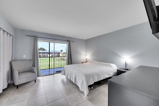 1625 Meadows Cir W, Boynton Beach, FL 33436 - bedroom with access to outside and light tile patterned floors