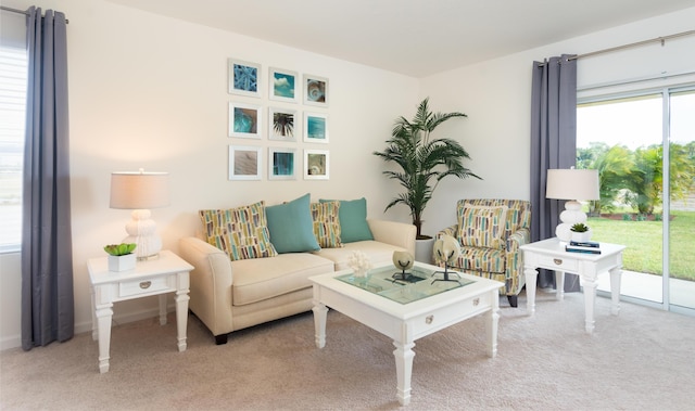 12134 SW Rimini Way, Port Saint Lucie, FL 34987 - view of carpeted living area