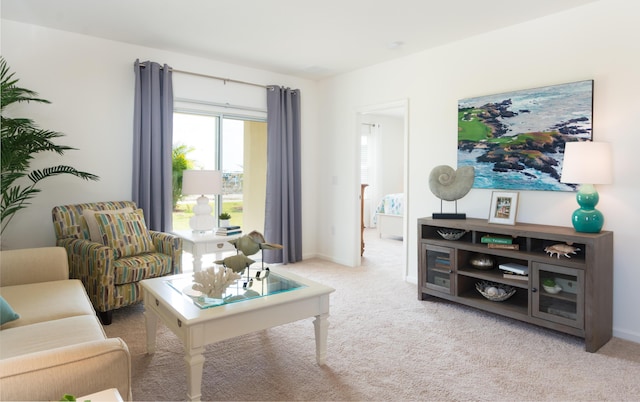12134 SW Rimini Way, Port Saint Lucie, FL 34987 - living area featuring carpet floors