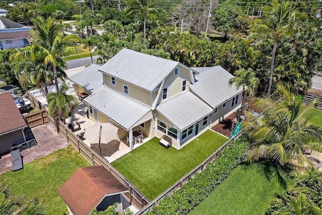drone / aerial view