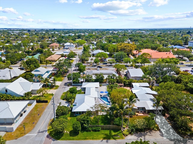 aerial perspective of suburban area
