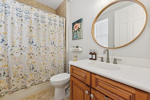 8292 NW 9th Ave, Boca Raton, FL 33487 - bathroom with toilet, tile patterned flooring, and vanity