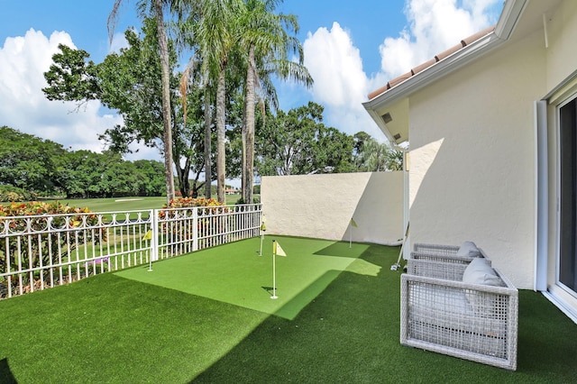 5607 NW 24th Ter, Boca Raton, FL 33496 - view of yard featuring fence