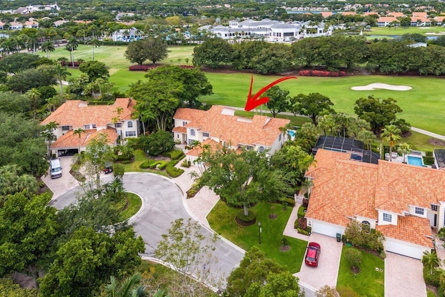 5607 NW 24th Ter, Boca Raton, FL 33496 - aerial view with view of golf course and a residential view