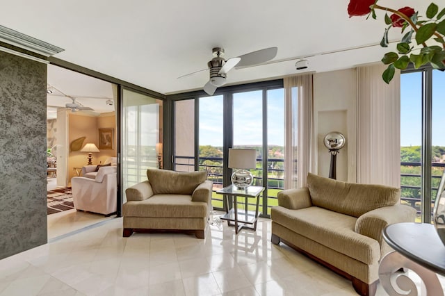 7578 Regency Lake Dr Unit 702, Boca Raton, FL 33433 - sunroom / solarium with rail lighting and plenty of natural light