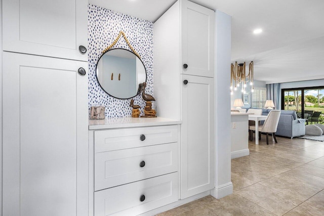 4107 Kittiwake Ct Kittiwake, Unit Kittiwake, Boynton Beach, FL 33436 - hall with light tile patterned floors and baseboards