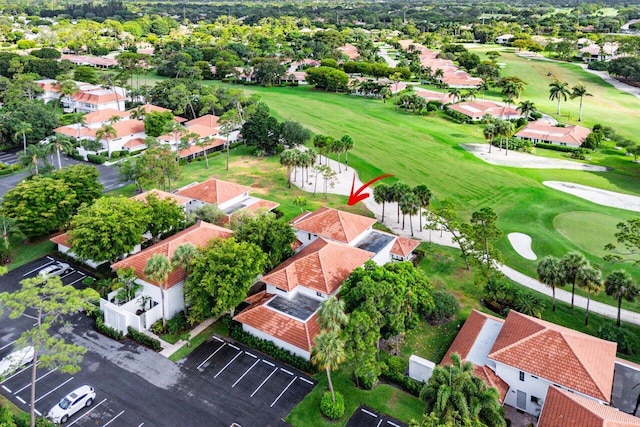 4107 Kittiwake Ct Kittiwake, Unit Kittiwake, Boynton Beach, FL 33436 - aerial view of residential area featuring a golf club