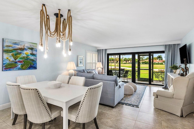 4107 Kittiwake Ct Kittiwake, Unit Kittiwake, Boynton Beach, FL 33436 - dining space featuring light tile patterned floors