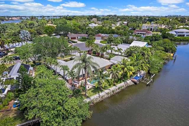 1256 Holly Cove Dr, Jupiter, FL 33458 - drone / aerial view with a residential view and a water view