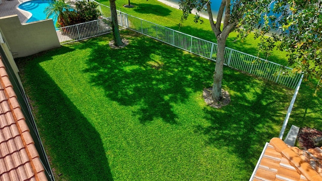 12249 Blair Ave, Boynton Beach, FL 33437 - view of yard featuring a fenced backyard
