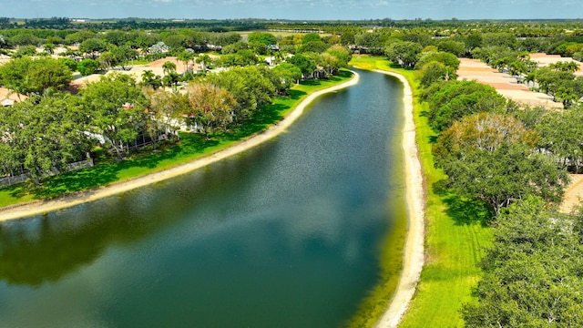 12249 Blair Ave, Boynton Beach, FL 33437 - bird's eye view with a water view