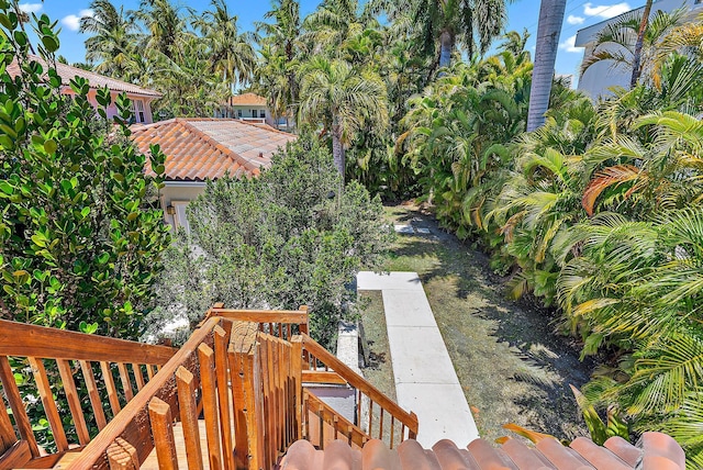 view of yard