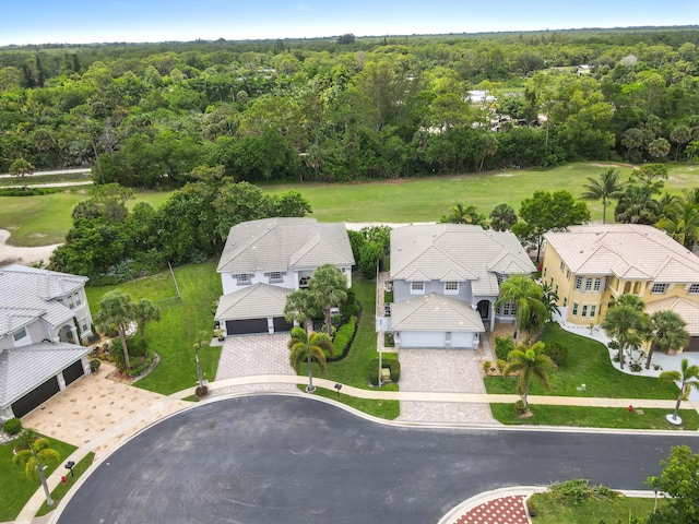 2256 Ridgewood Ct, Royal Palm Beach, FL 33411 - aerial perspective of suburban area with a forest