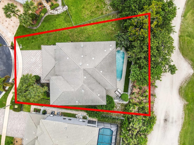 2256 Ridgewood Ct, Royal Palm Beach, FL 33411 - aerial overview of property's location featuring property parcel outlined