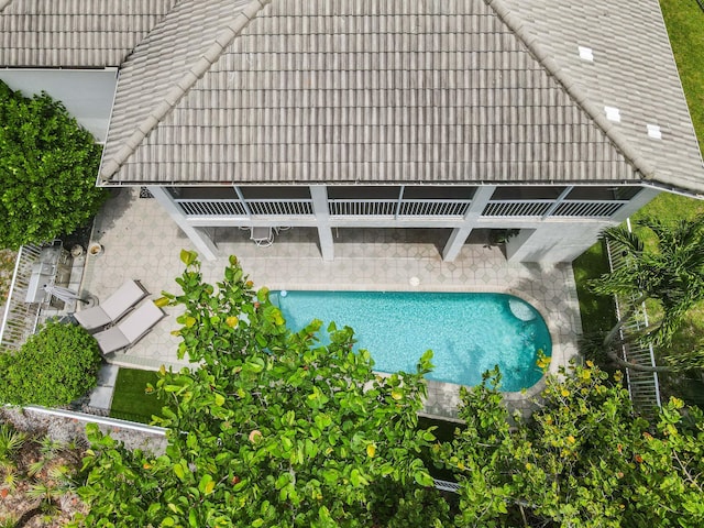 2256 Ridgewood Ct, Royal Palm Beach, FL 33411 - view of subject property with a pool