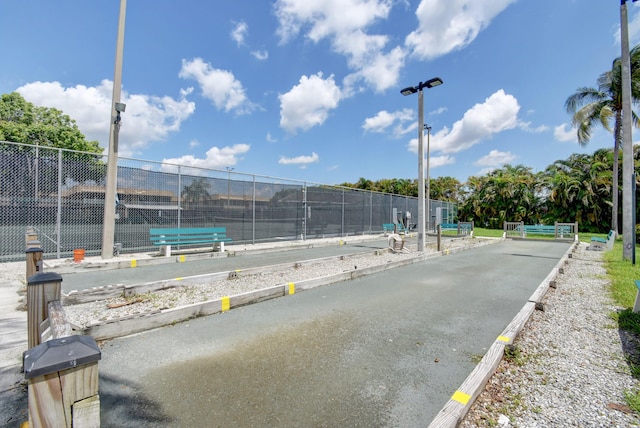 544 Piedmont L, Delray Beach, FL 33484 - view of street with curbs and street lights