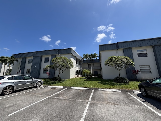 view of uncovered parking lot