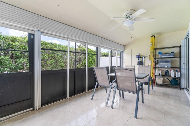 2641 Gately Dr W Unit 103, West Palm Beach, FL 33415 - sunroom / solarium with outdoor dining area and ceiling fan