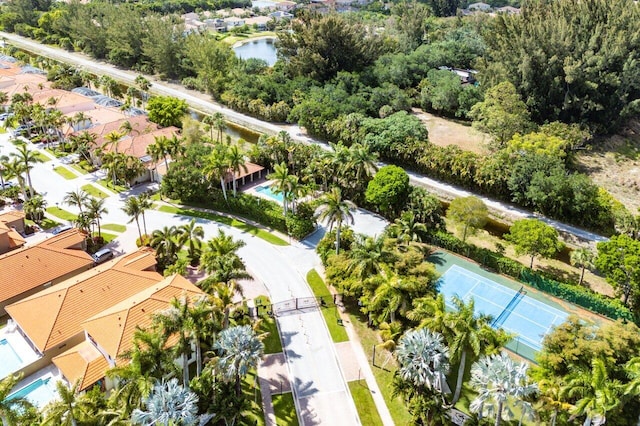 bird's eye view featuring a residential view